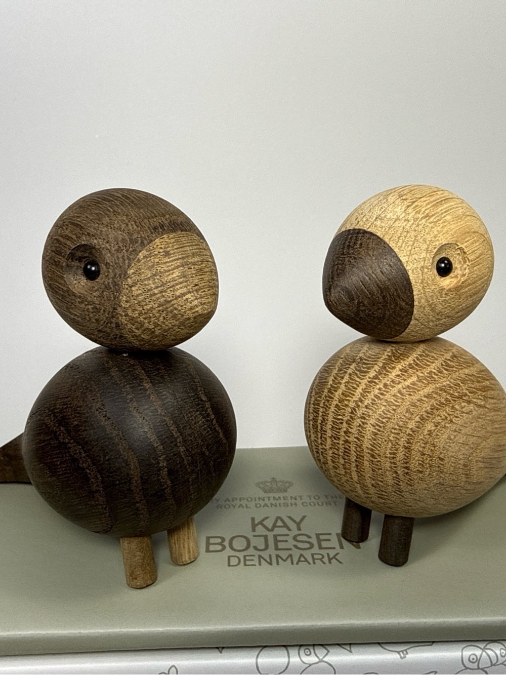 Kay Bojesen Wooden Birds - Two-Tone Brown & Natural oak - Picture 3 of 5